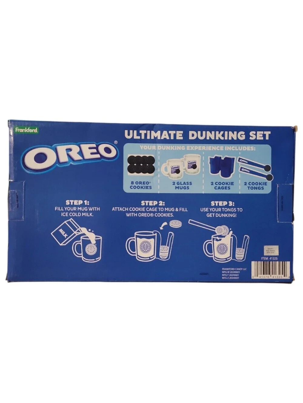 OREO Ultimate Dunking Set, Cookie Snack  Mugs Tongs
